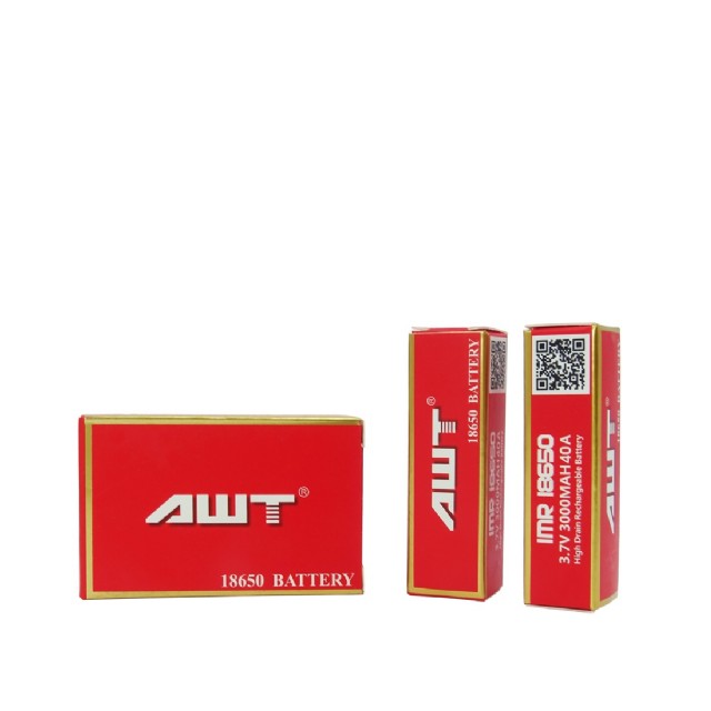 2 X AWT 18650 40A BATTERIES � 3000mAh