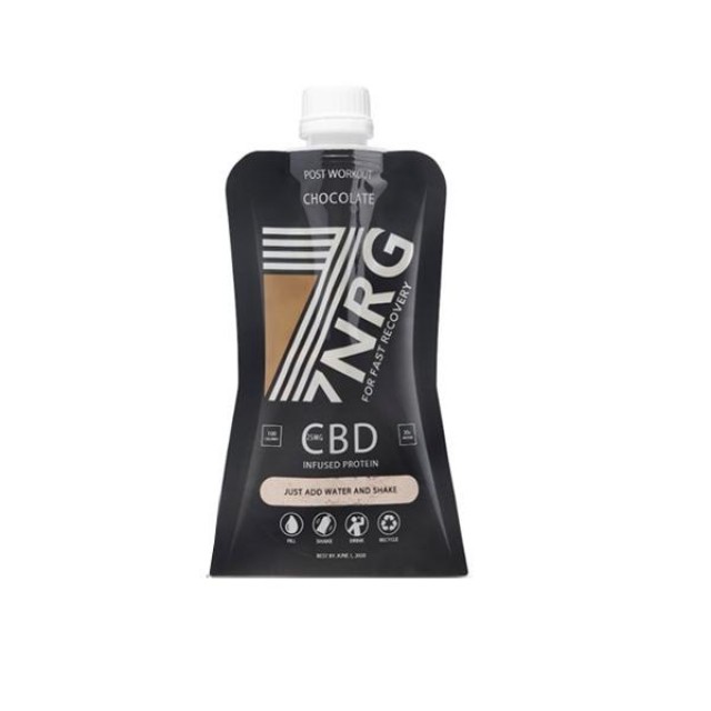 7NRG Post-Workout Chocolate 25mg CBD Protein Shake